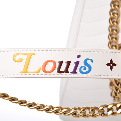 Louis Vuitton Calfskin New Wave Chain Tote Snow 8 of 11