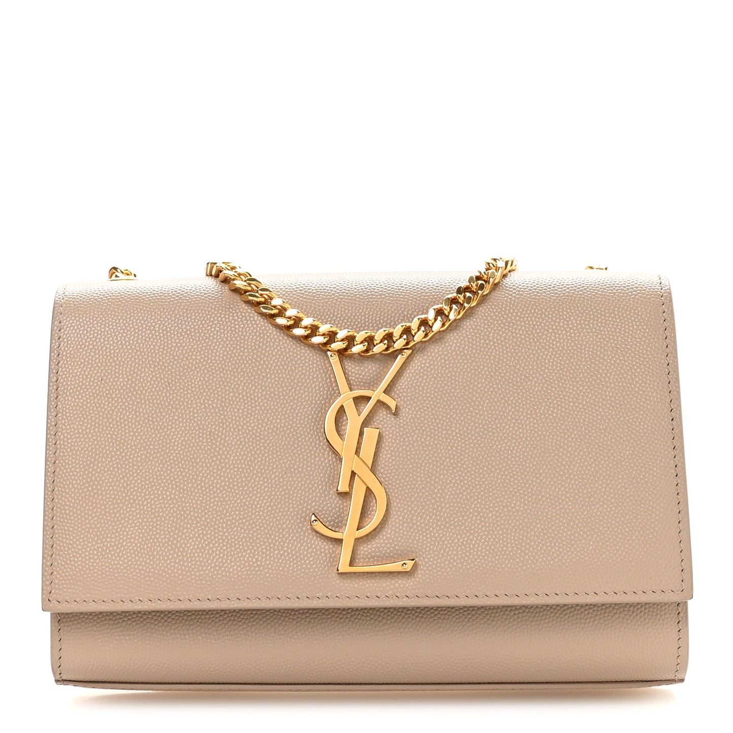 Grain De Poudre Small Monogram Kate Satchel Nude Powder