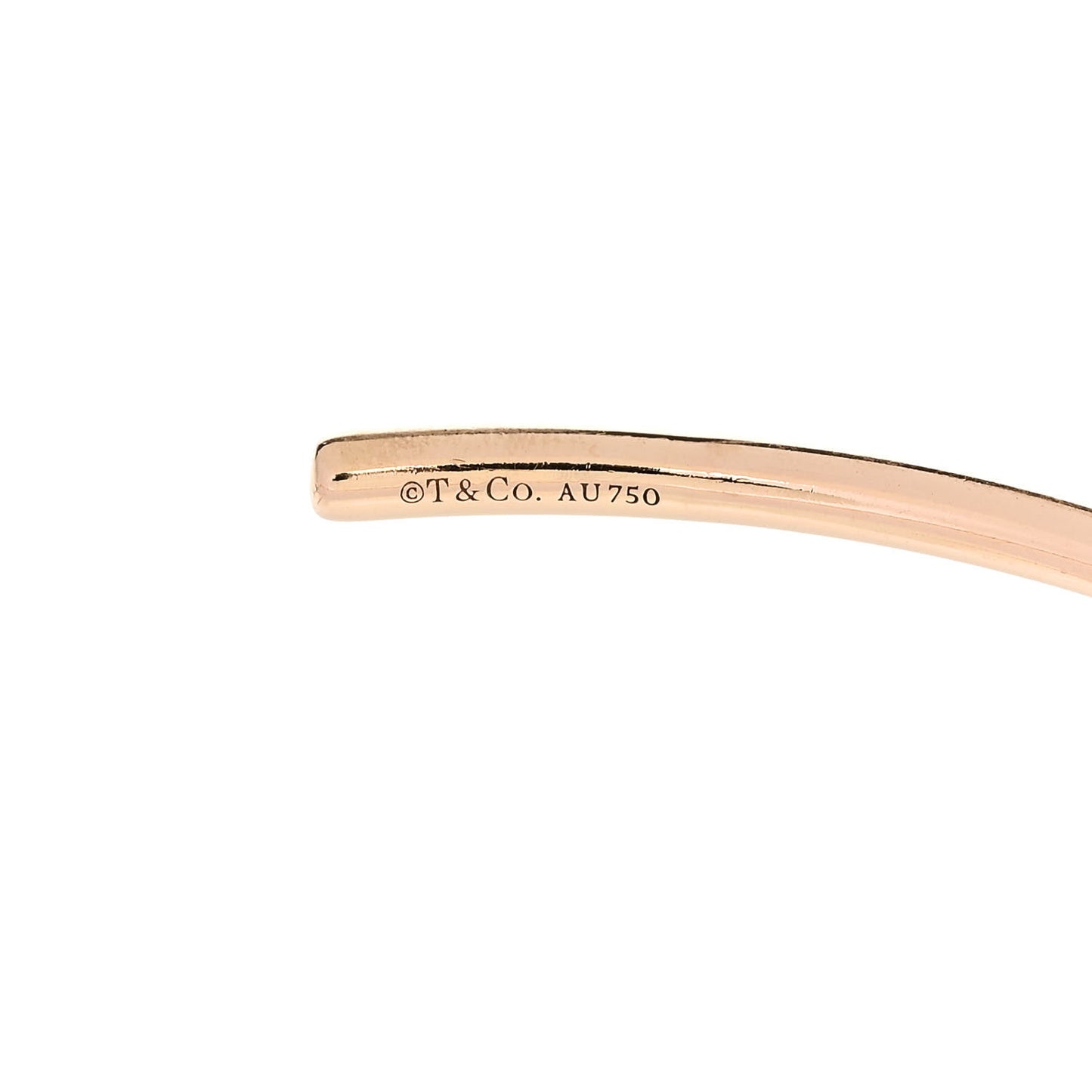 18K Rose Gold Diamond Metro Wire Bracelet