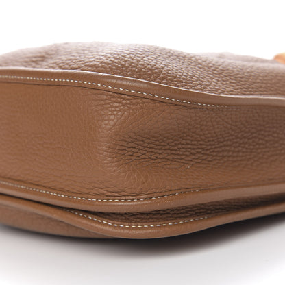 Hermes Taurillon Clemence Evelyne III PM Gold 10 of 11
