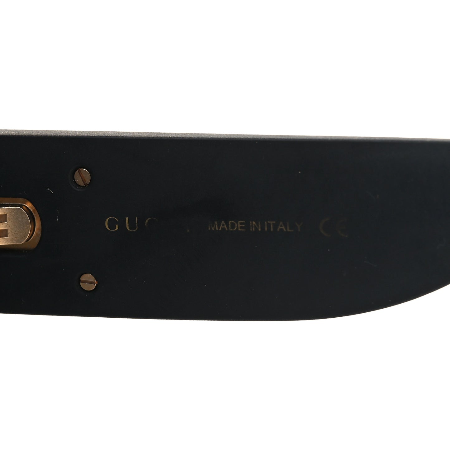 Square Frame GG0102S Sunglasses Glitter Black