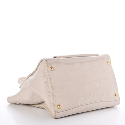 Prada Vitello Daino Shopping Tote Talco 5 of 9