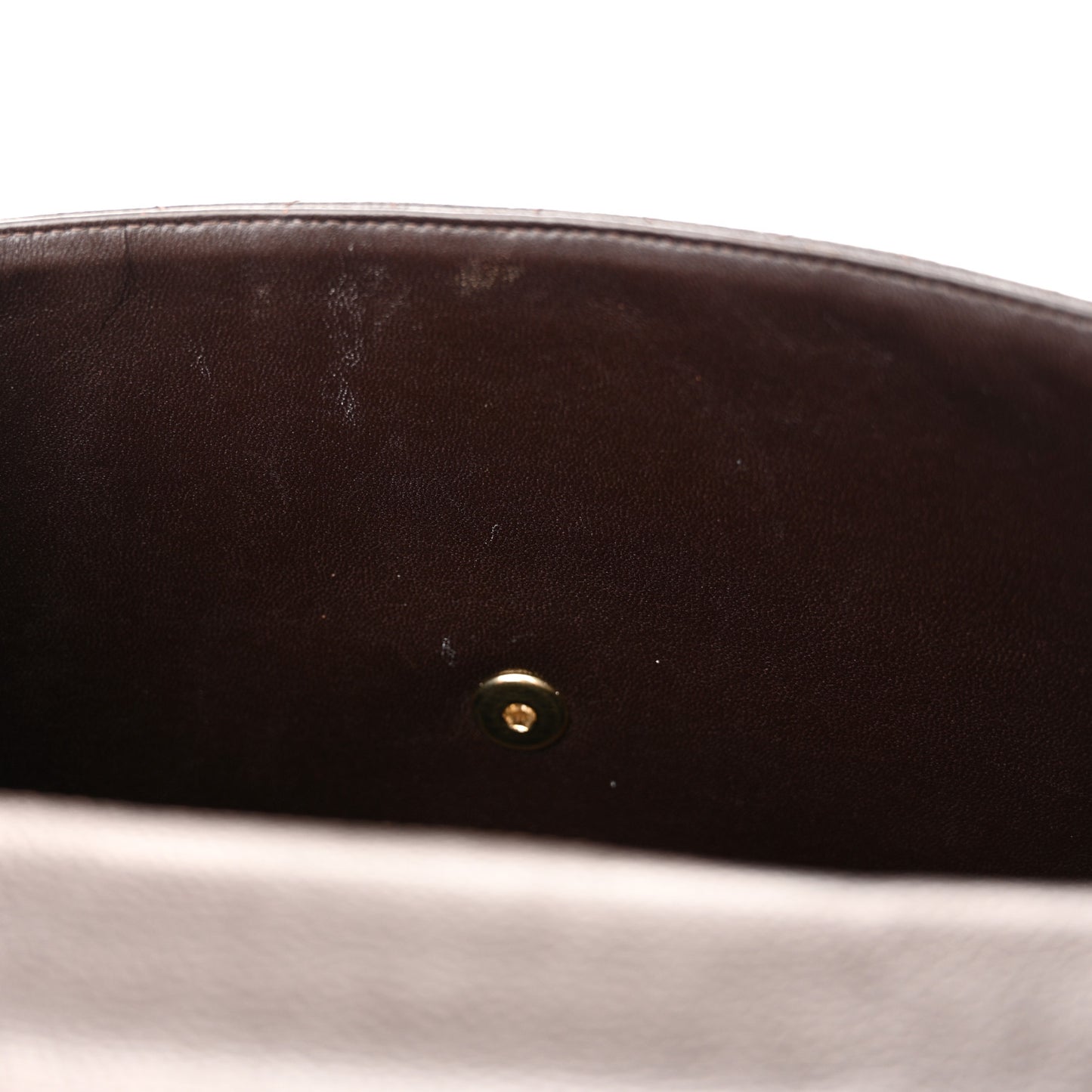 Caviar Quilted Jumbo Single Flap Brown