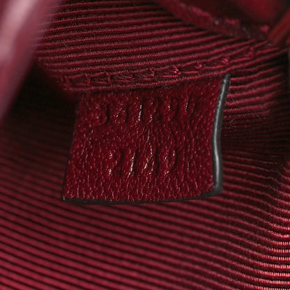 Gucci Lambskin Matelasse Mini GG Marmont Shoulder Bag Rosso Ancora 7 of 10