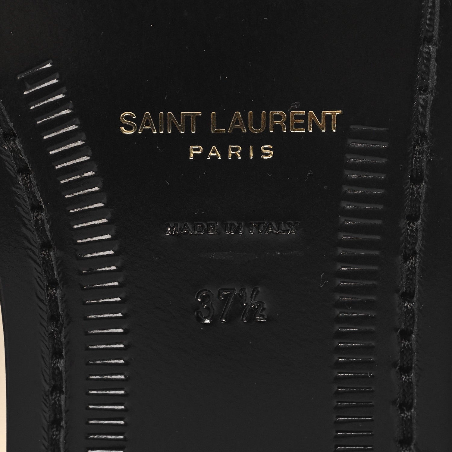 Saint Laurent Calfskin Penny Loafers 37.5 Pearl 7 of 10