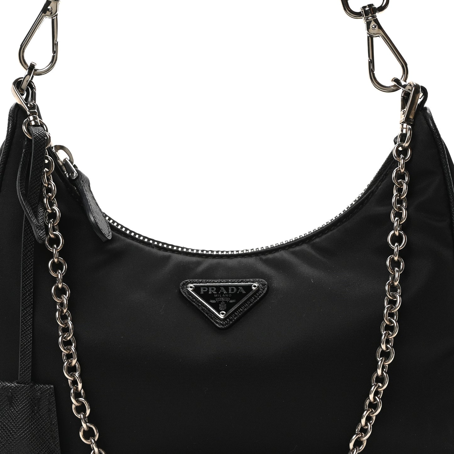 Re-Nylon Saffiano Re-Edition 2005 Shoulder Bag Black