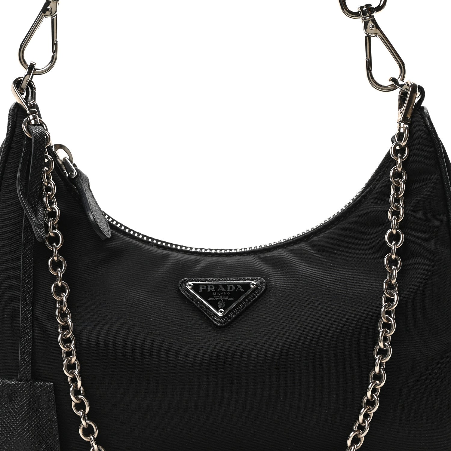 Prada Re-Nylon Saffiano Re-Edition 2005 Shoulder Bag Black 8 of 10