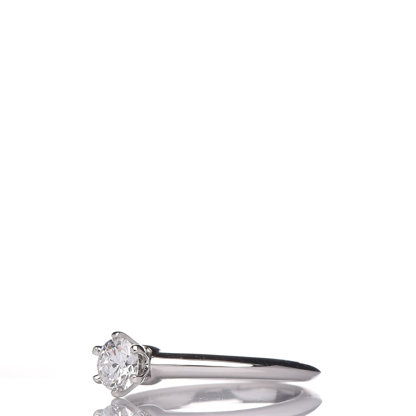 Platinum Diamond .40ct Solitaire Engagement Ring 49 5