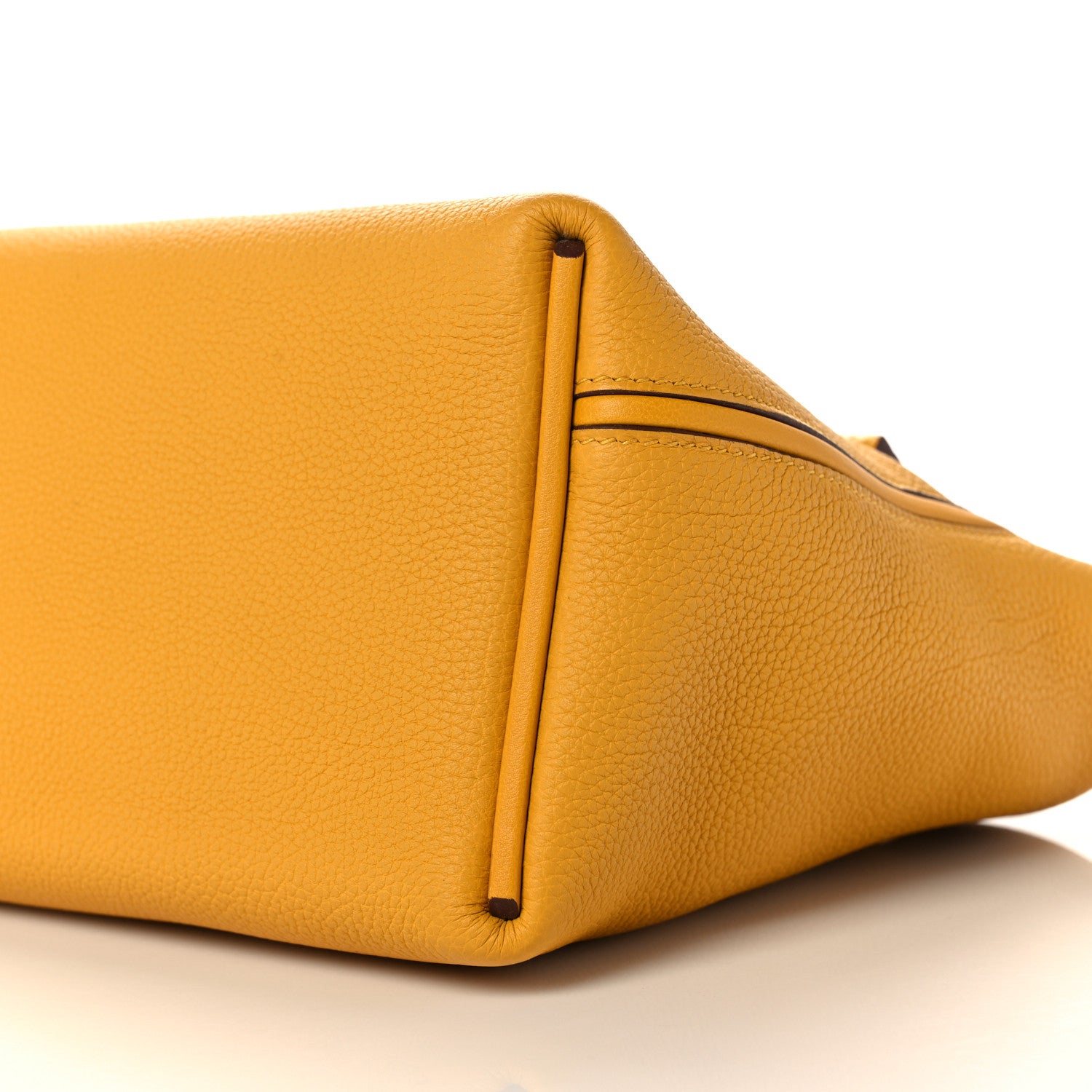 Hermes Togo Matte Alligator Swift Touch 24/24 29 Jaune Ambre 9 of 11