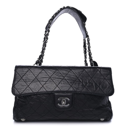 Chanel Lambskin Quilted Ritz Flap Bag Black 1 of 4
