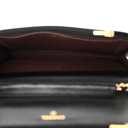 Chanel Lambskin Quilted Wallet On Chain WOC Black 5 of 12