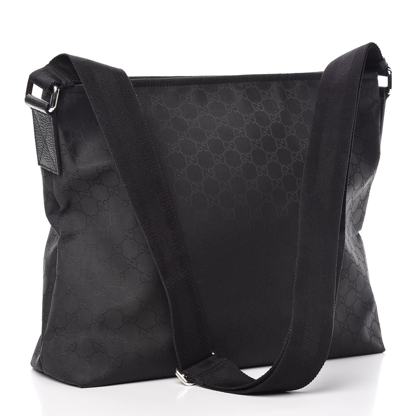 Nylon Monogram Large Messenger Black