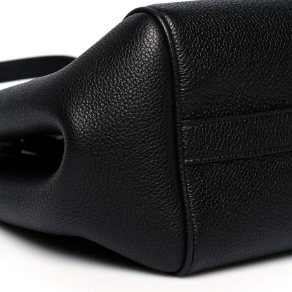 Celine Grained Calfskin Small Folded Cabas Black 9 of 10