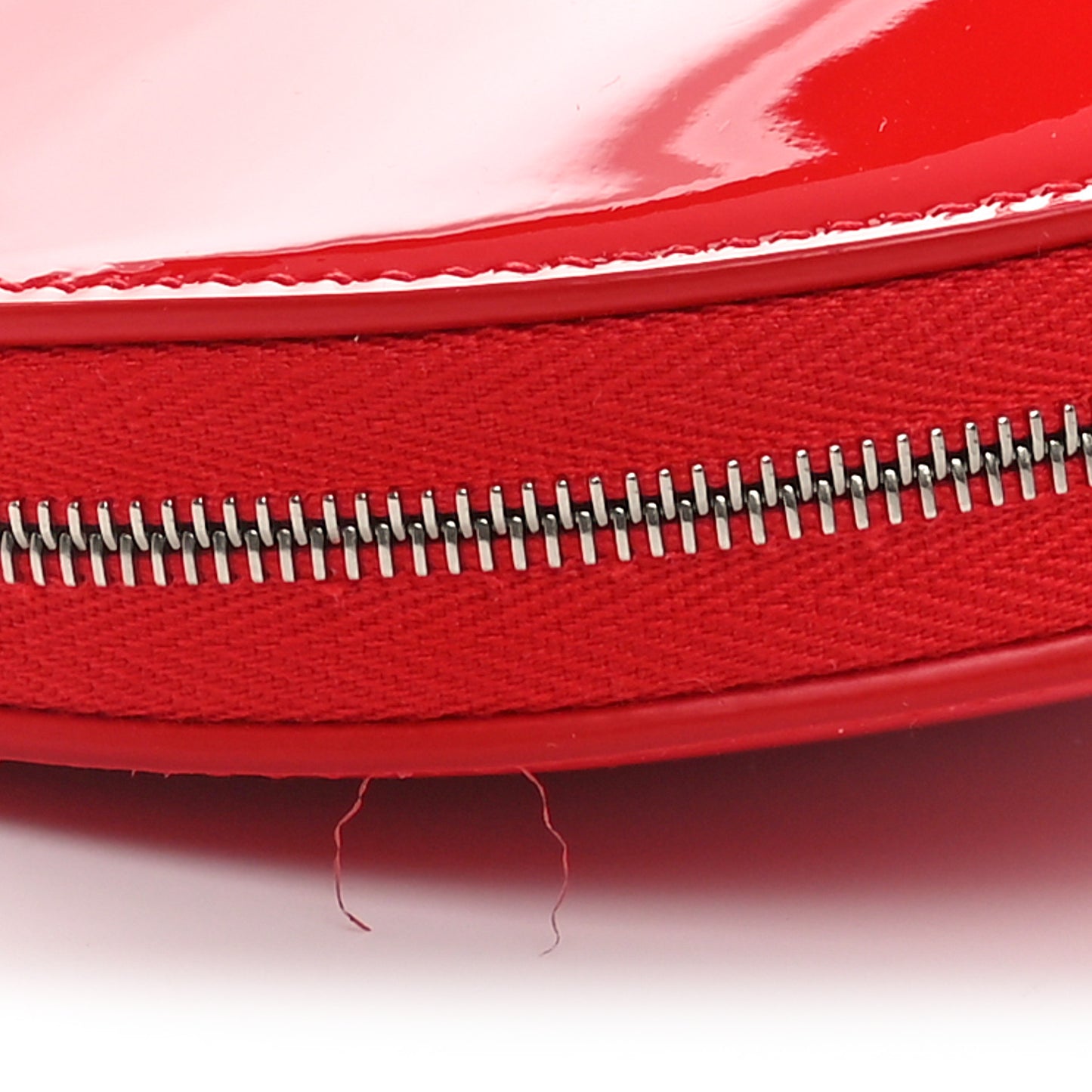 Patent Calfskin Le Coeur Bag Rouge Vermillon