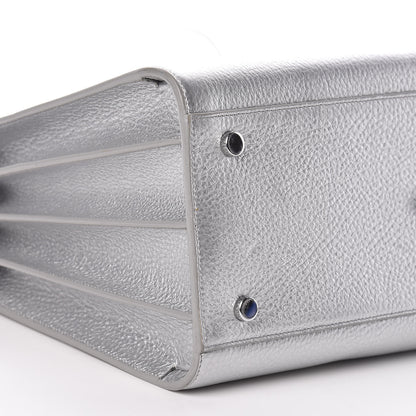 Saint Laurent Metallic Calfskin Small Sac De Jour Silver 7 of 9