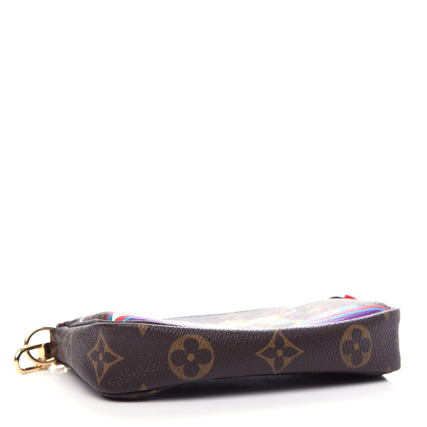 Monogram 2020 Christmas Animation Bumper Cars Mini Pochette Accessories Coquelicot