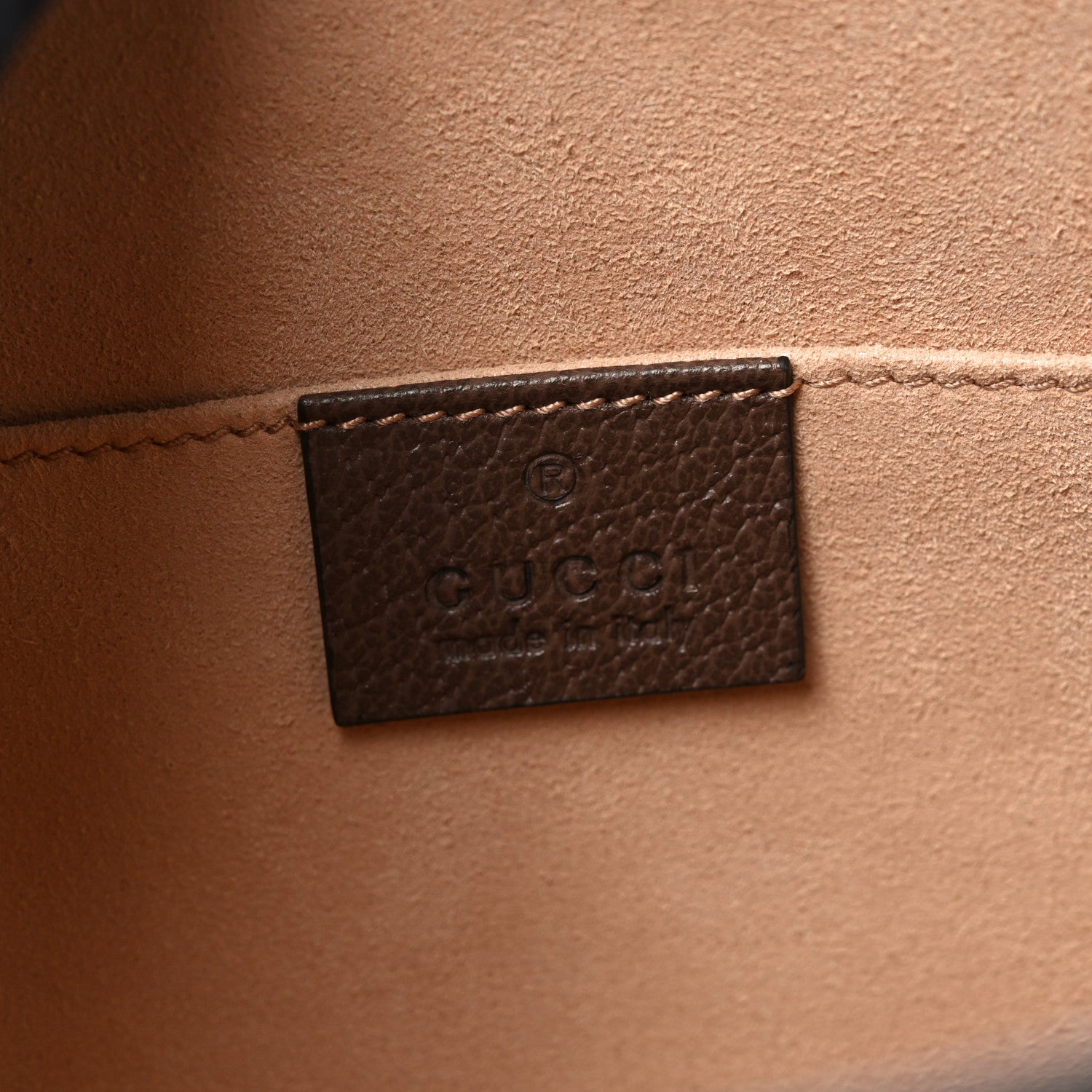 Gucci GG Supreme Monogram Web Ophidia Pouch Brown 6 of 10