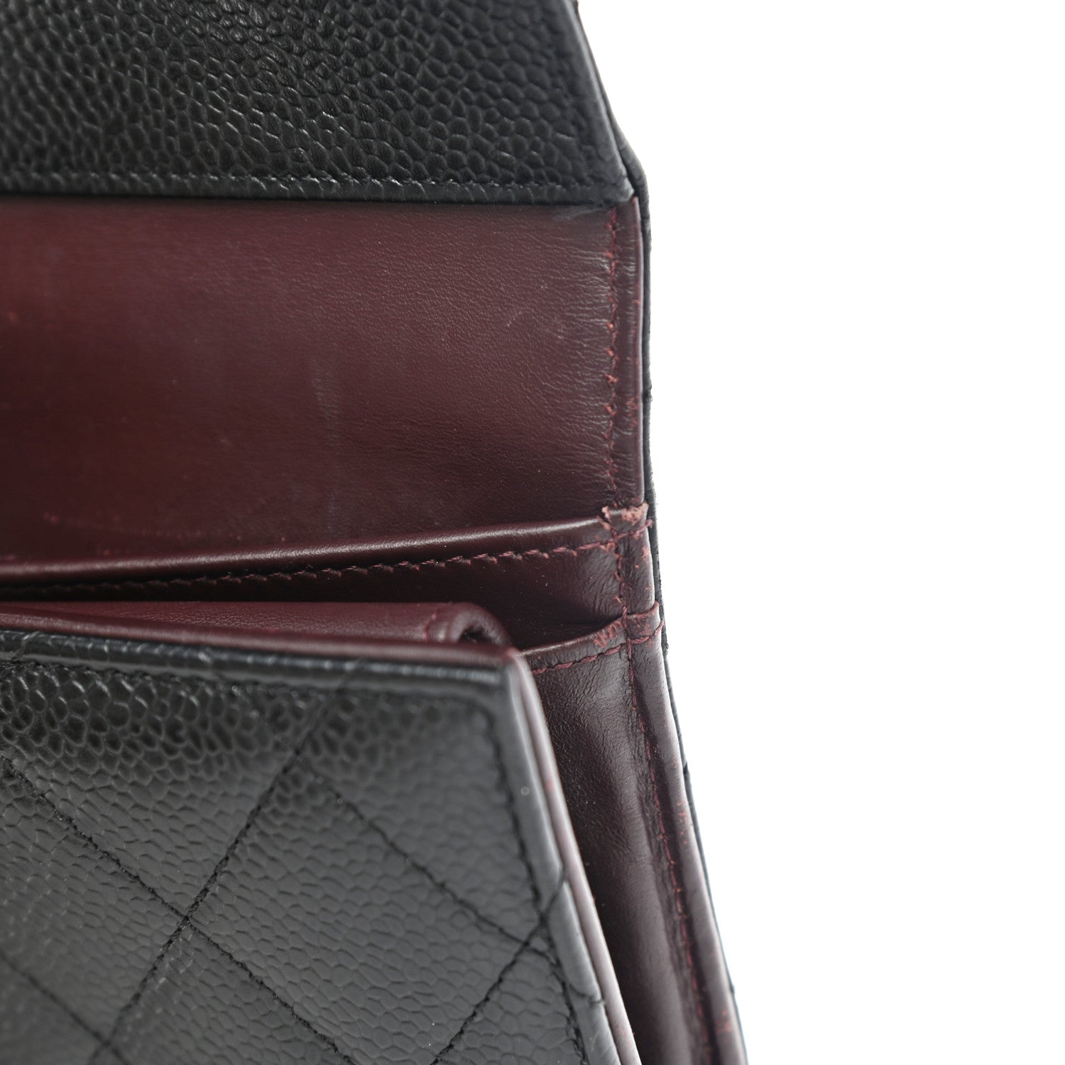 Chanel Caviar Quilted Large Flap Wallet Black 12 of 15