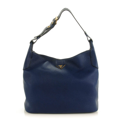 Prada Vitello Daino Hobo Inchiostro 1 of 10