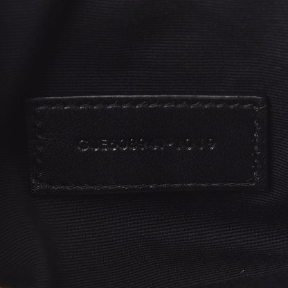 Saint Laurent Grained Lambskin Quilted Mini Becky Double Zip Bag Vintage White 9 of 13