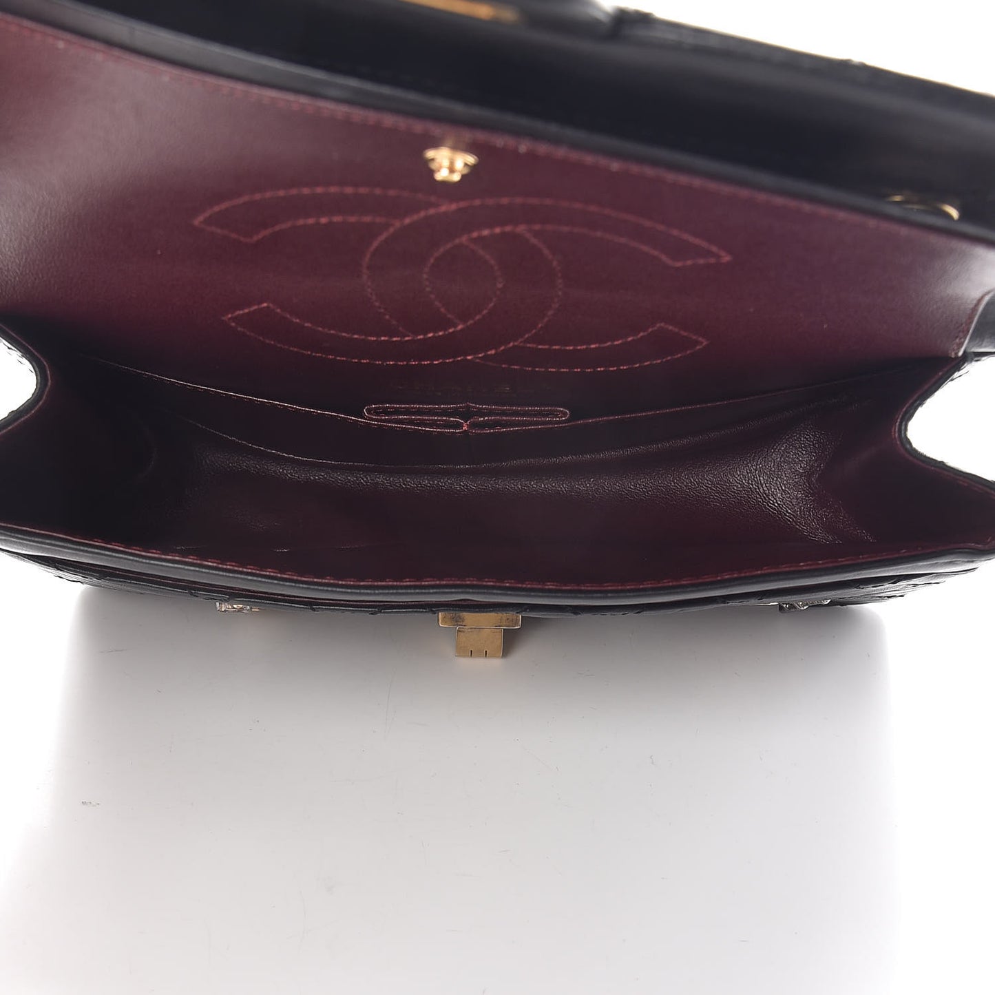 Aged Calfskin Lucky Charms 2.55 Reissue 225 Flap Black