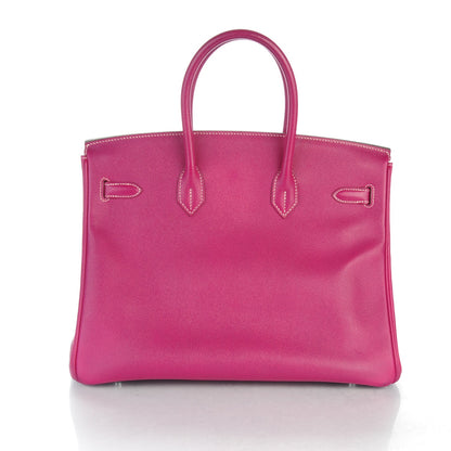 Hermes Epsom Birkin 35 Tosca Rose Tyrien 5 of 28