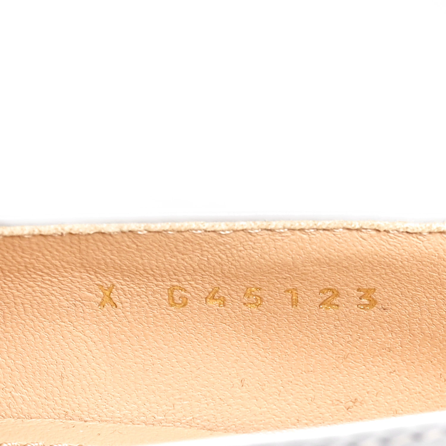 Chanel Shiny Calfskin Logo Loafers 36.5 Light Grey 9 of 10