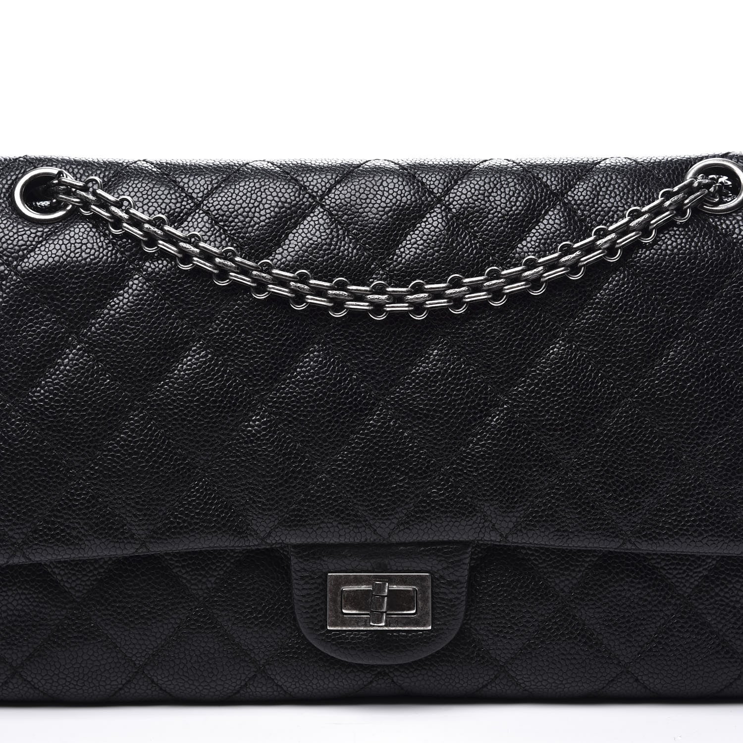 Chanel Caviar Quilted 2.55 Reissue 226 Flap Black 9 of 10