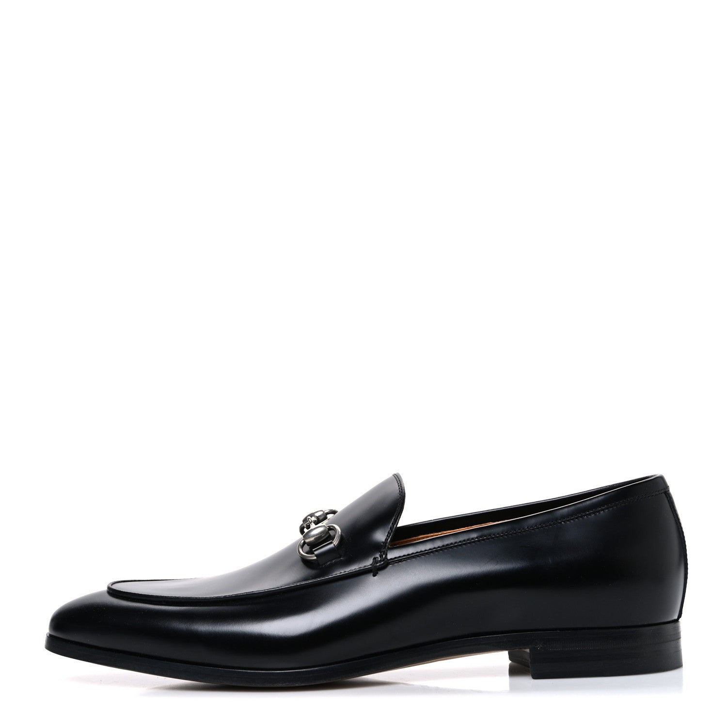 Gucci Betis Glamour Calfskin Mens Jordaan Loafers 11.5 Black 1 of 12
