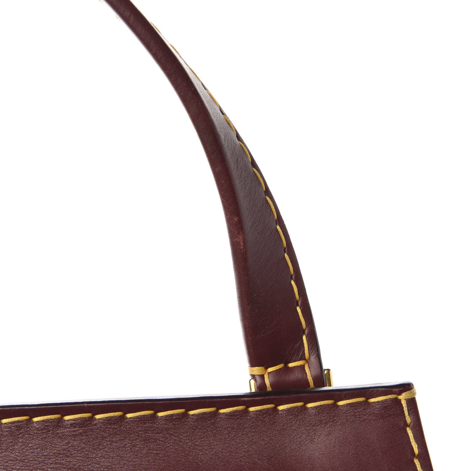 Celine Smooth Calfskin Small Edge Shoulder Bag Burgundy 12 of 16