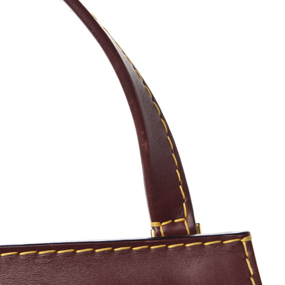 Celine Smooth Calfskin Small Edge Shoulder Bag Burgundy 12 of 16
