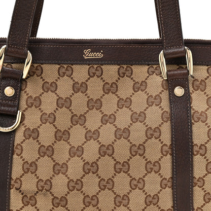 Gucci Monogram Medium Abbey Tote Brown 8 of 17