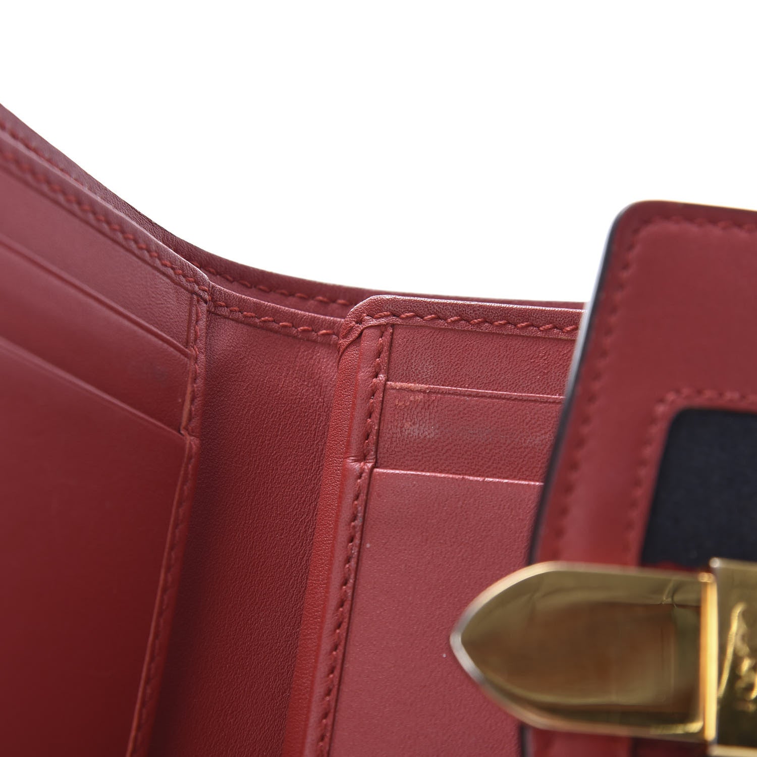 Gucci Calfskin Sylvie Wallet Hibiscus Red 11 of 11