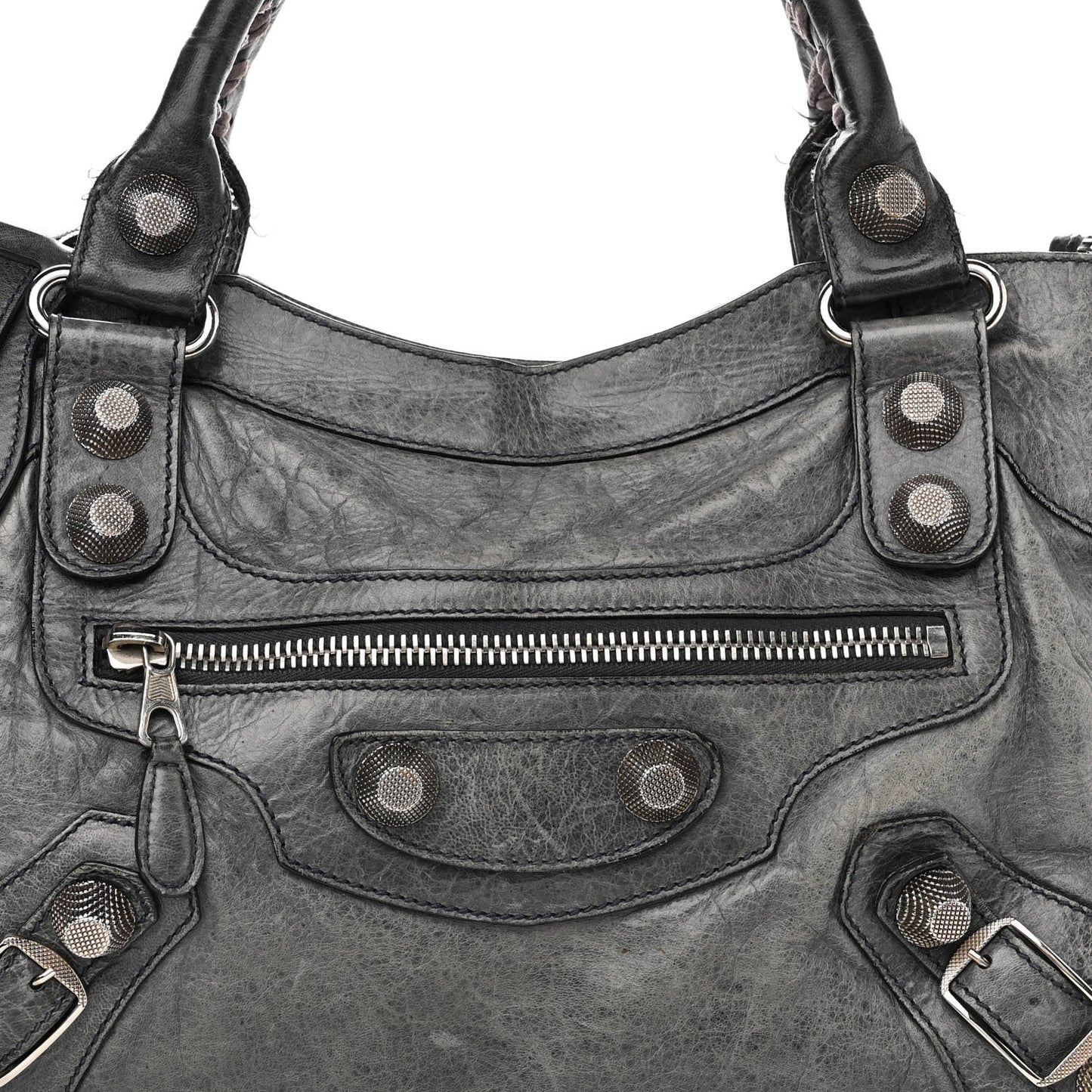 Agneau Giant 21 Silver Hardware City Anthracite