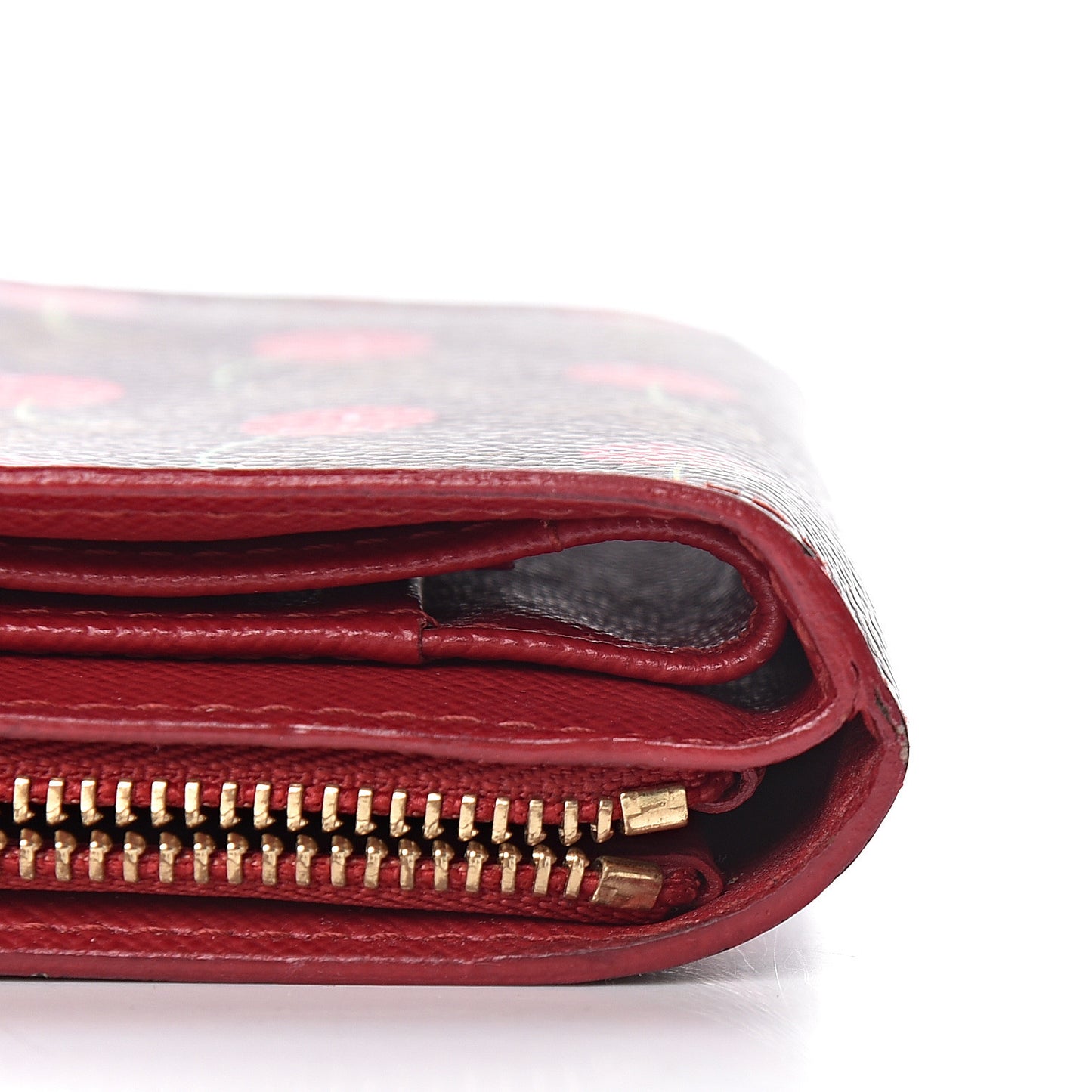 Monogram Cerises Compact Zippe Wallet