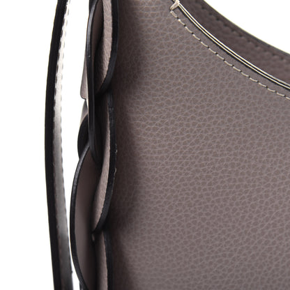 Chloe Small Grain Smooth Calfskin Small Darryl Hobo Motty Grey 12 of 14
