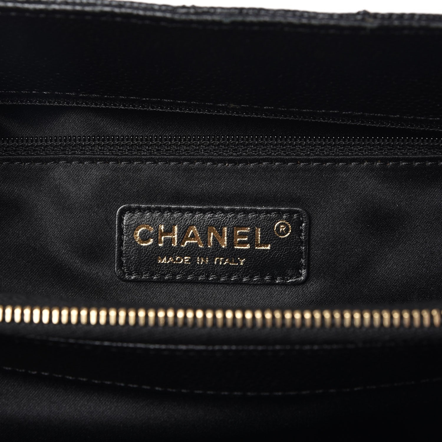 Chanel Caviar Quilted Grand Shopping Tote GST Black 6 of 7