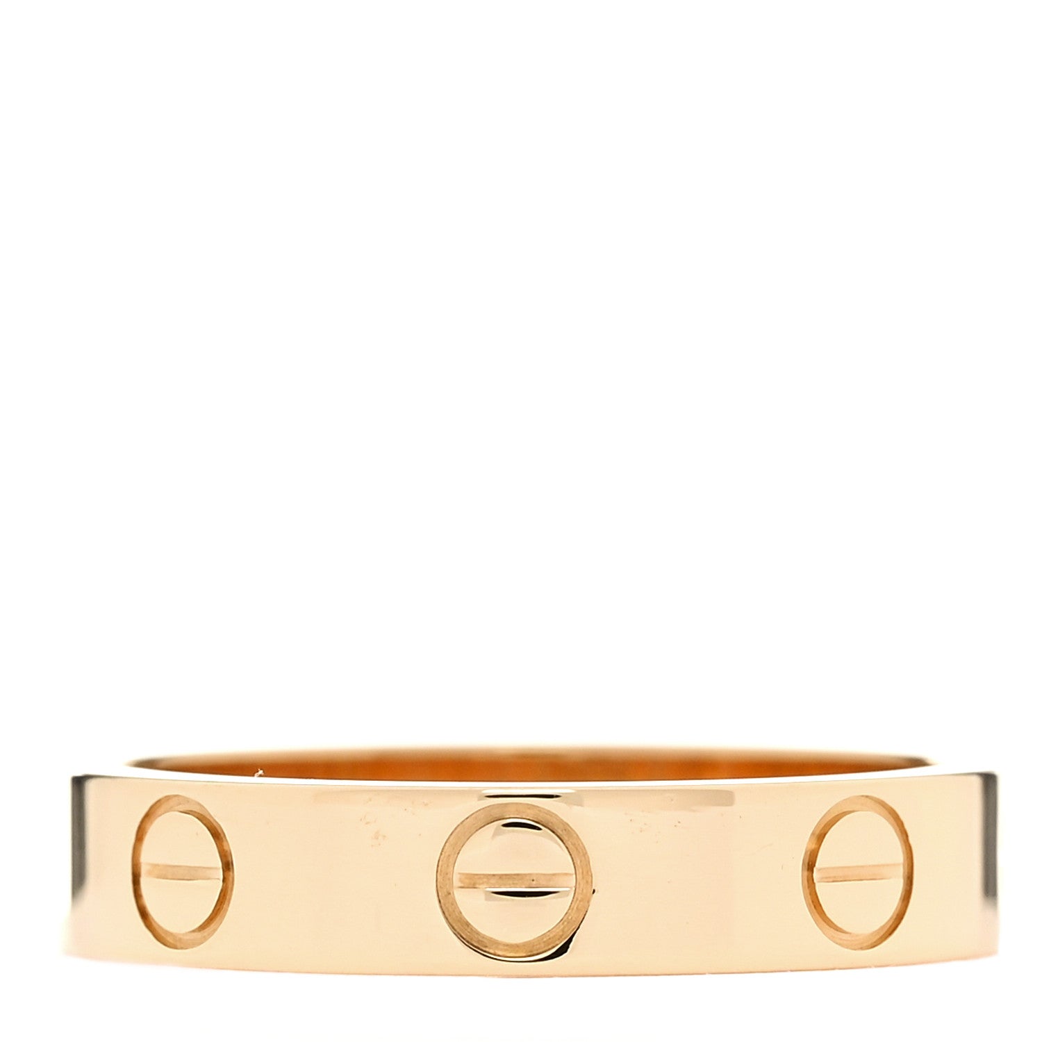 Cartier 18K Yellow Gold 3.5mm LOVE Wedding Band Ring 50 5.25 3 of 5