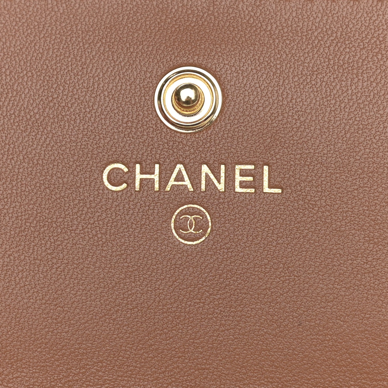 Chanel Lambskin Quilted Chanel 19 Flap Wallet Brown 6 of 9