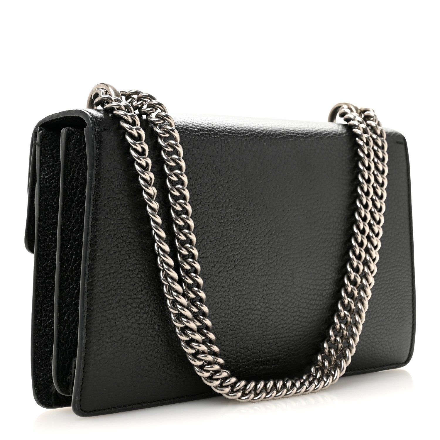 Gucci Pebbled Calfskin Small Dionysus Shoulder Bag Black 3 of 11