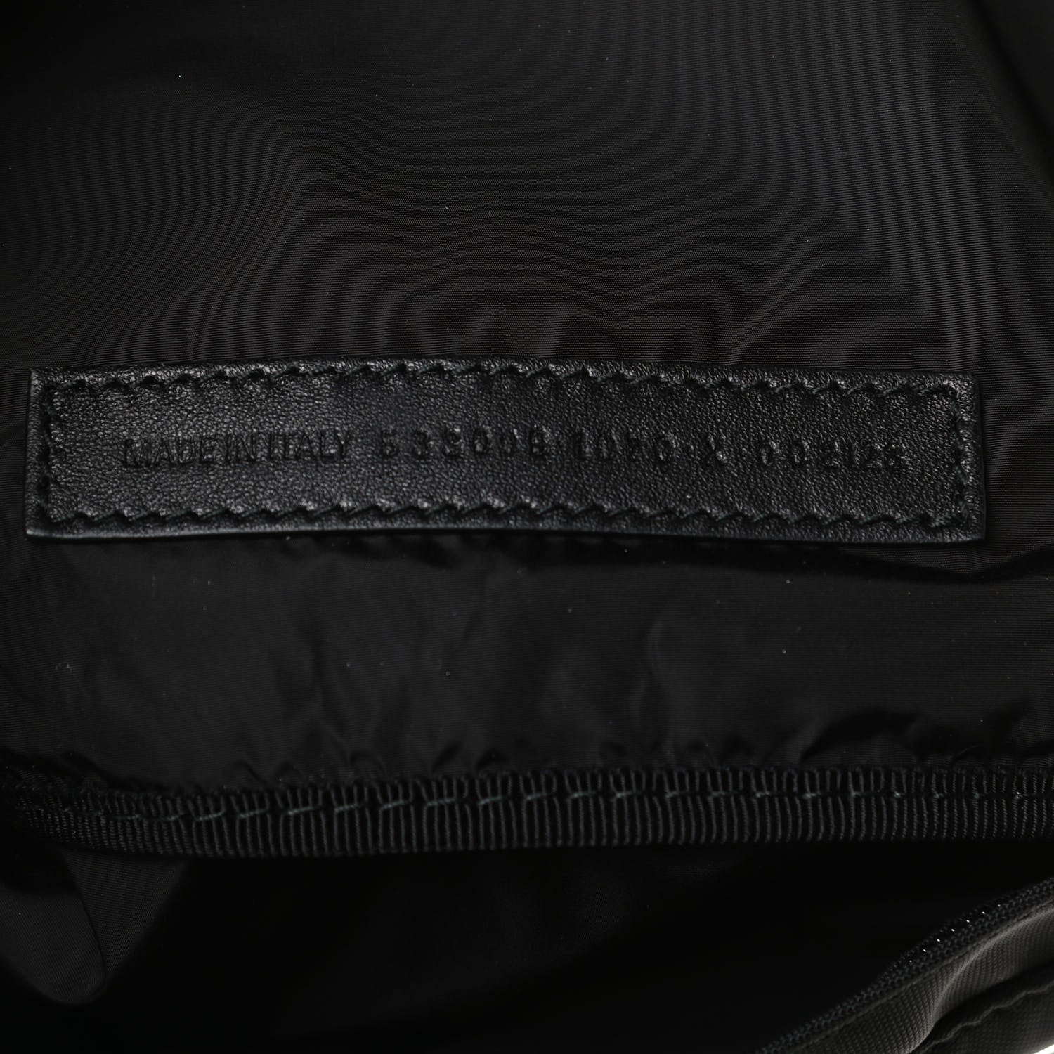 Balenciaga Textured Sport Nylon Logo Embroidered Wheel Beltpack Black 7 of 13
