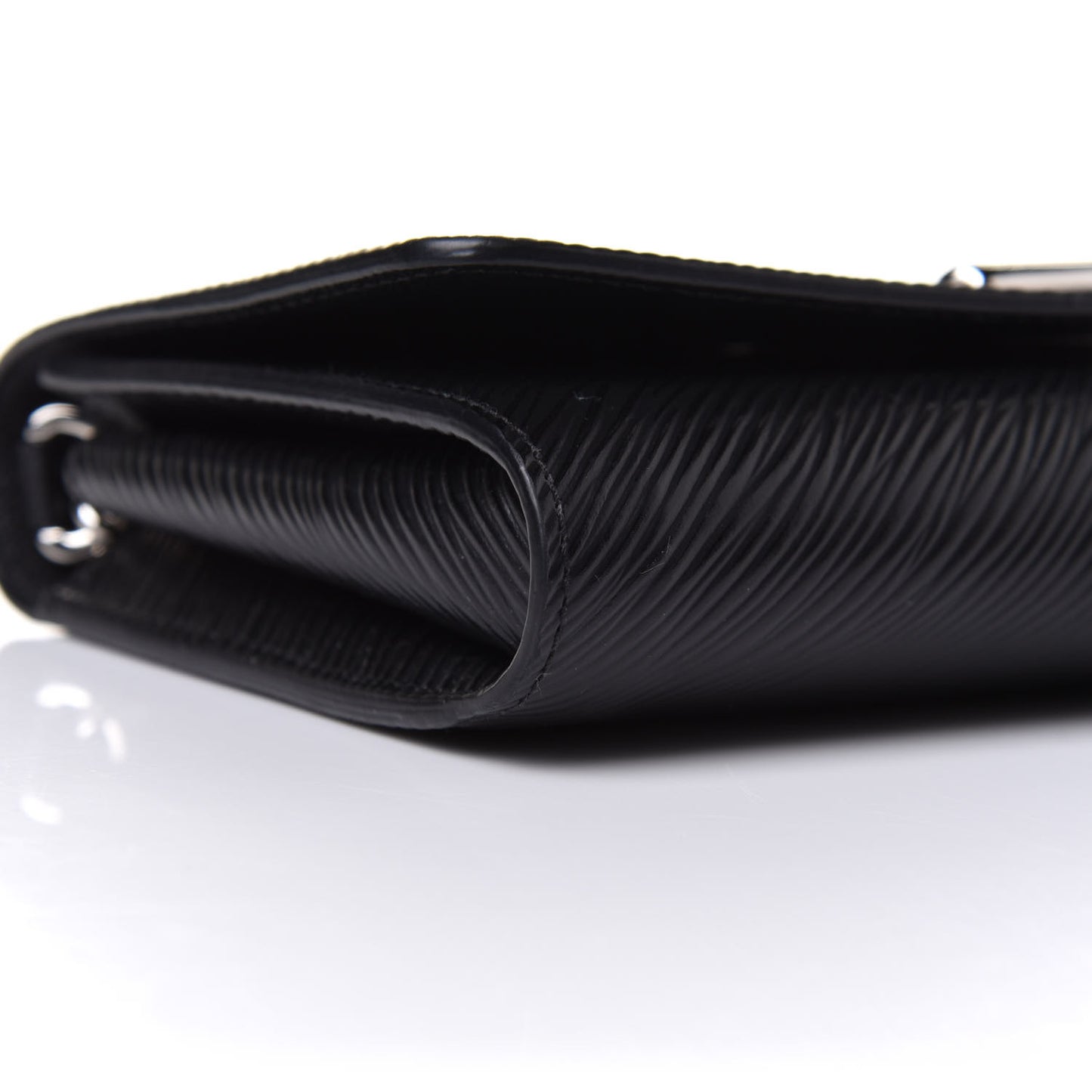 Epi Twist Chain Wallet Black