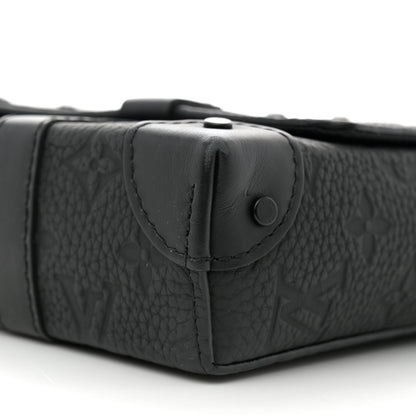 Louis Vuitton Taurillon Monogram Trunk Messenger Black 9 of 12