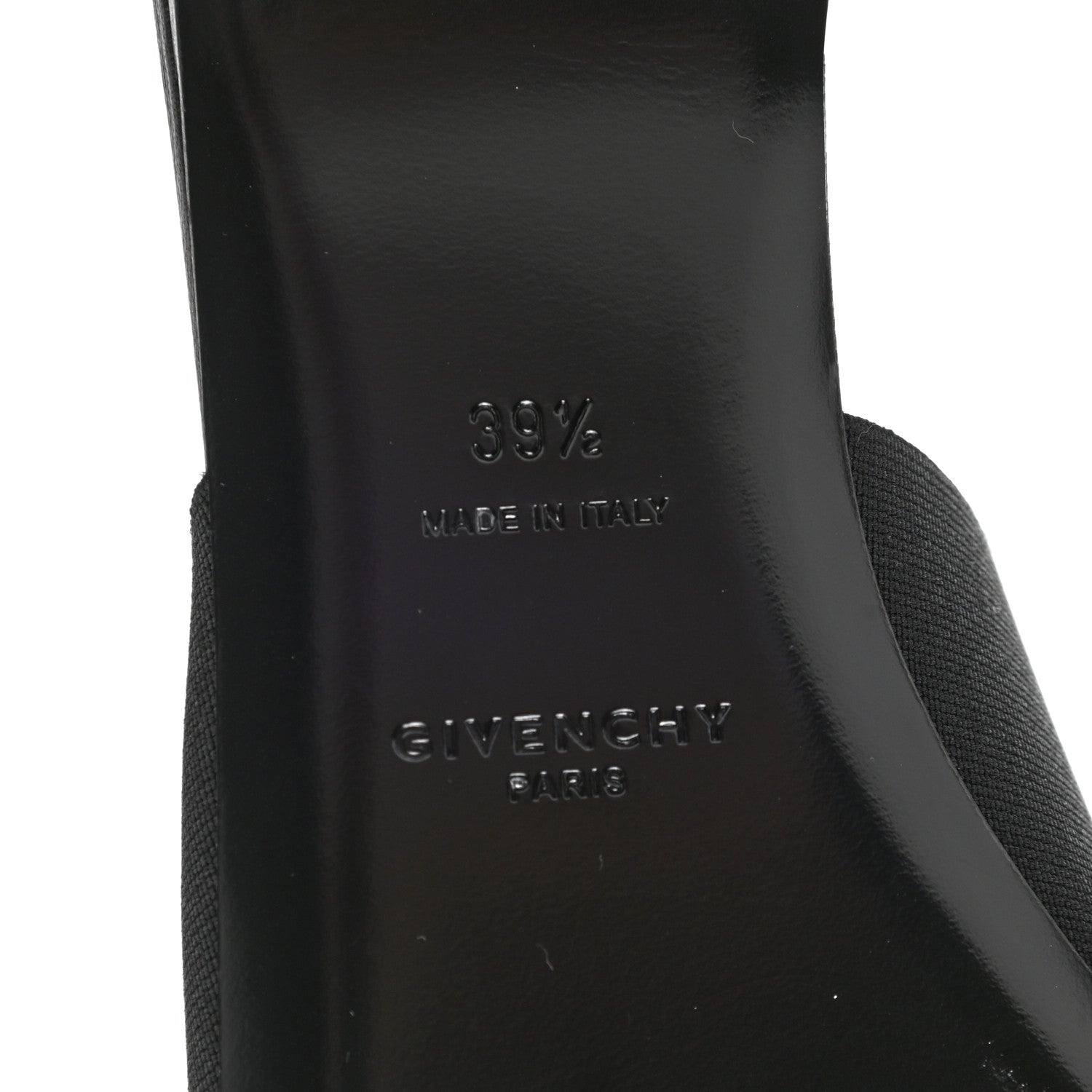 Givenchy Lambskin Bedford Logo Mule Slides 39.5 Black 6 of 7