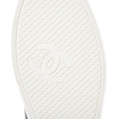 Chanel Calfskin CC Womens Sneakers 41 Black 6 of 10