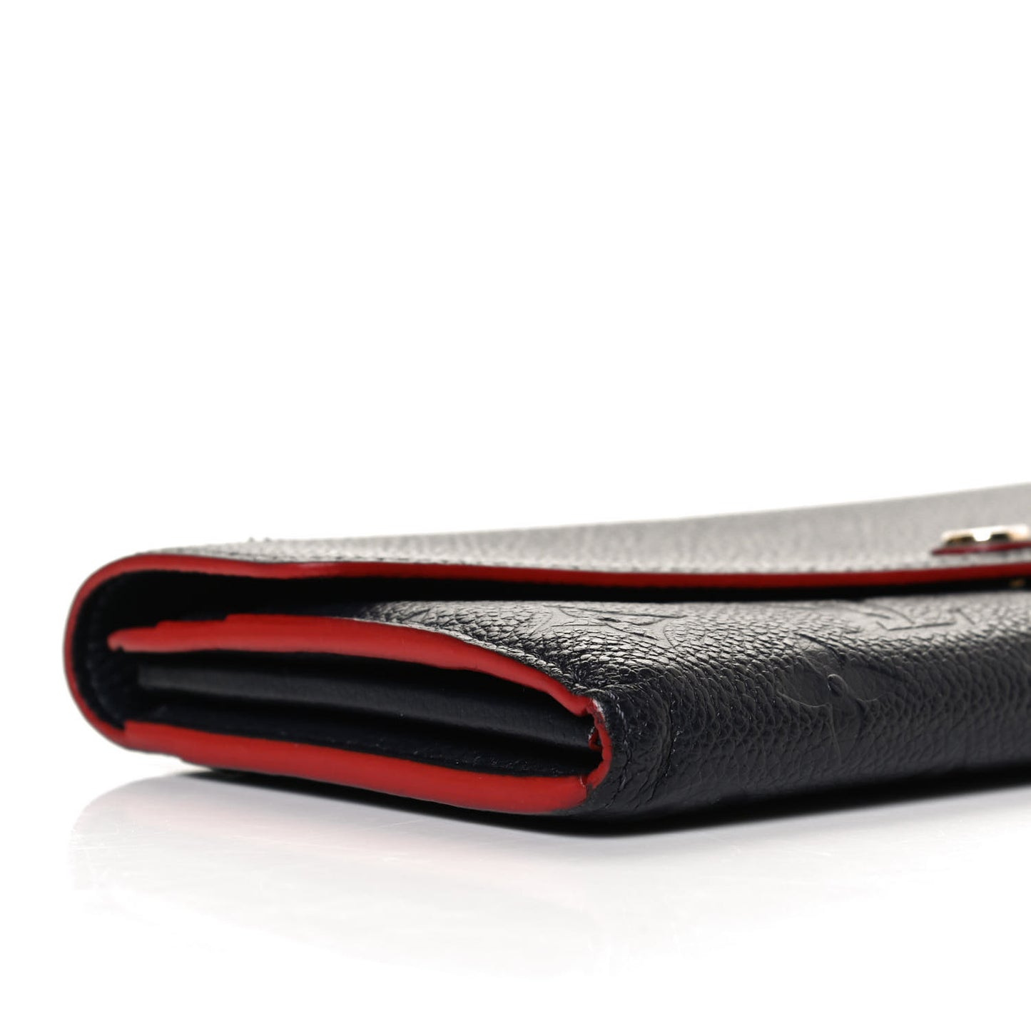 Empreinte Sarah Wallet NM Marine Rouge