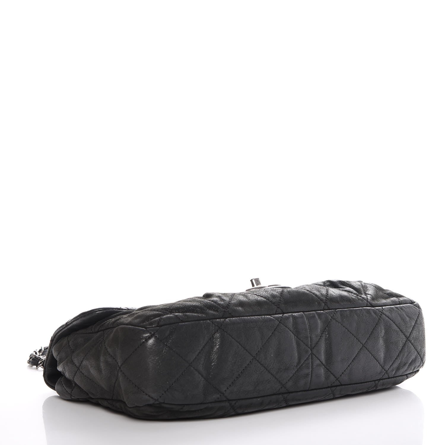 Chanel Iridescent Calfskin Large Chic Quilt Flap Black 4 of 7