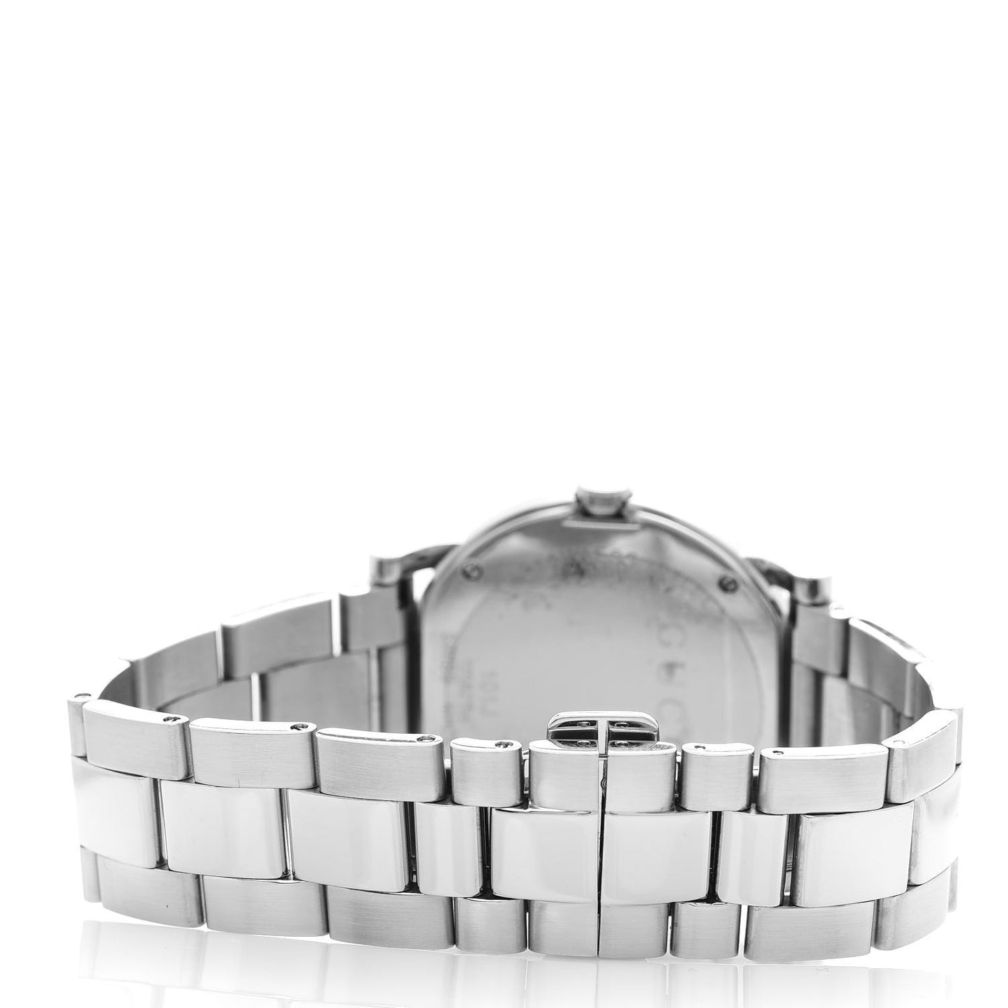 Stainless Steel 36mm G-Round Quartz Watch Black