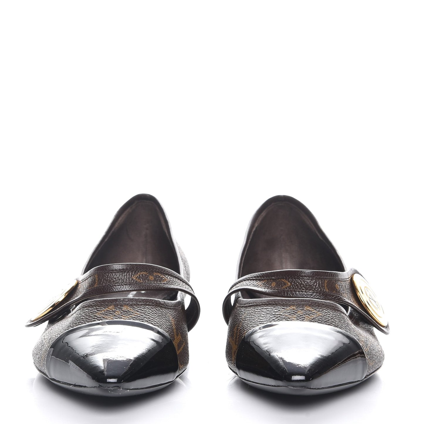 Monogram Magic Spell Ballerina Flats 40 Black