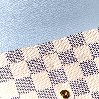 Louis Vuitton Damier Azur Sarah Wallet NM Bleu Olympe 5 of 5